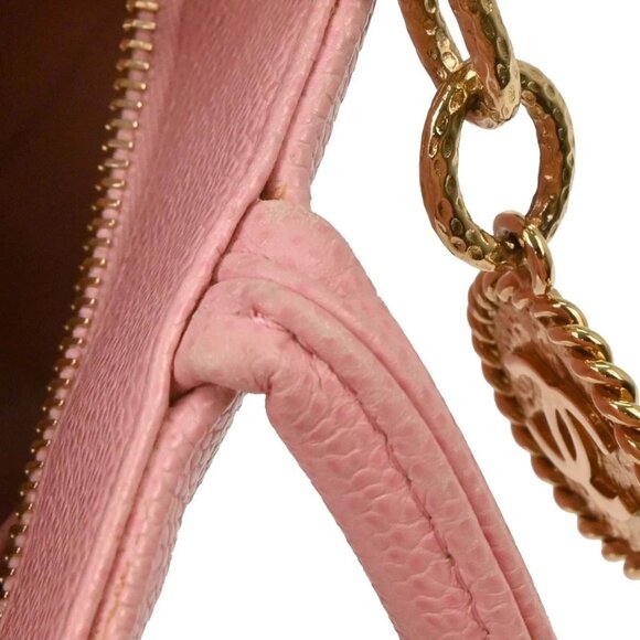 Chanel Pink Calfskin Medallion Tote Handbag - Picture 9 of 10